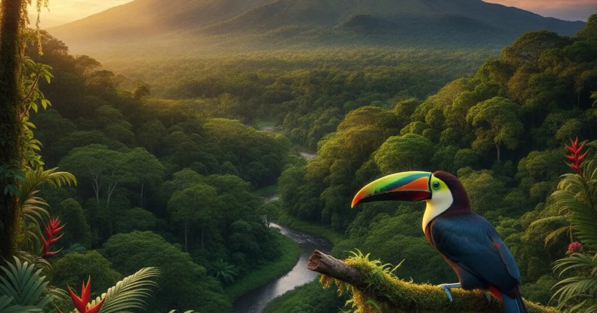 Paesaggio della Costa Rica