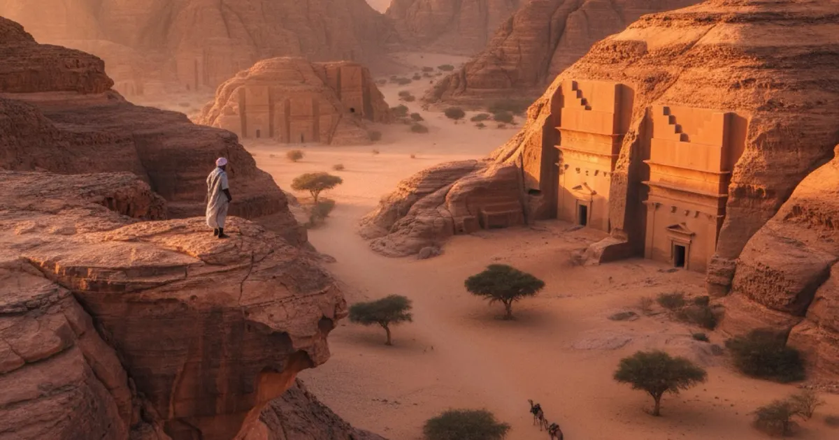 Paesaggio dell'Arabia Saudita