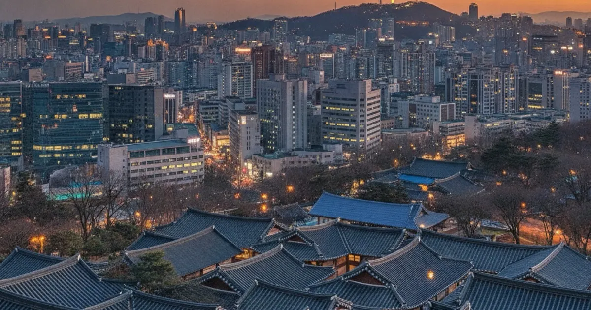 Paesaggio della Corea del Sud